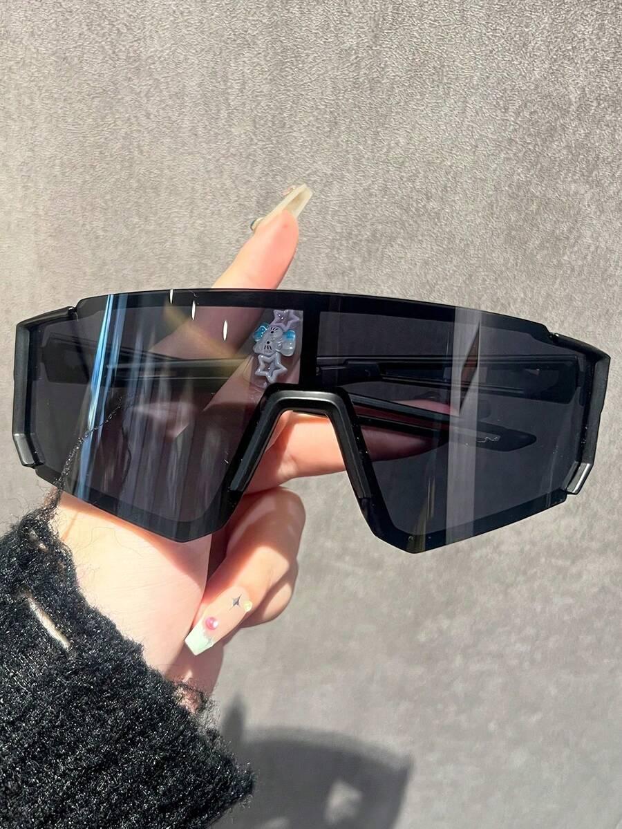 SHEIN BIAŁE OKULARY PRZECIWSŁONECZNE S07