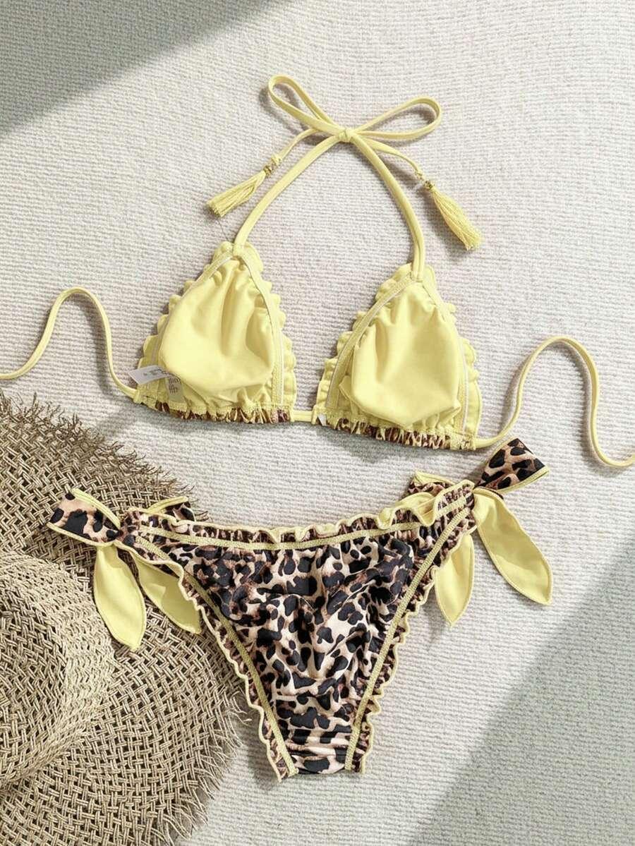 SOLEIA DWUCZĘŚCIOWY STRÓJ KĄPIELOWY ANIMAL PRINT S09__S