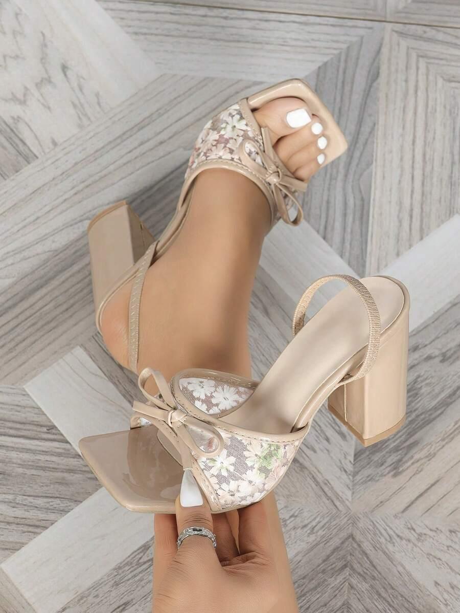 SHEIN BEŻOWE SANDAŁY OBCAS S06__40