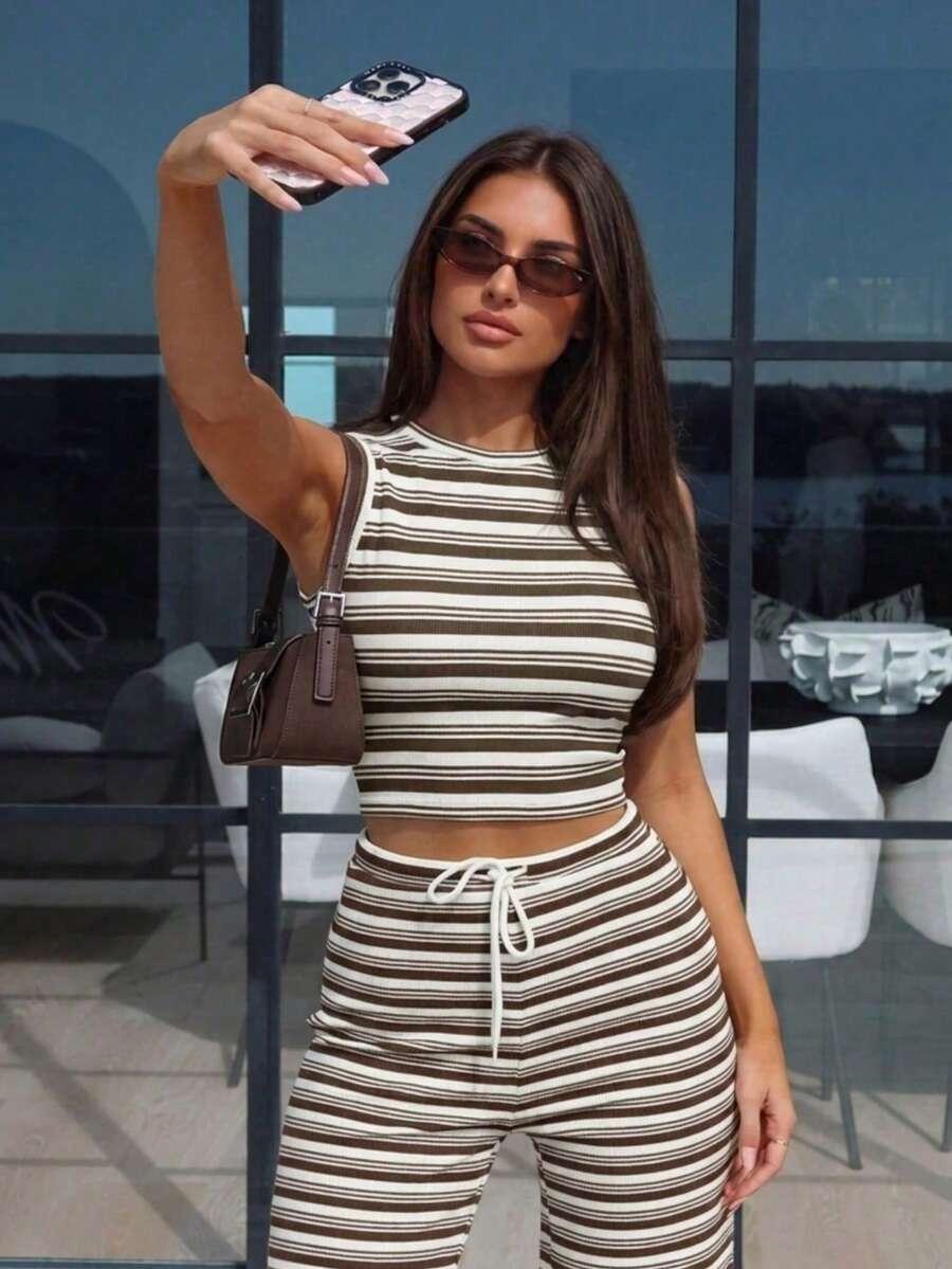 SHEIN KOMPLET TOP SPODNIE S06__M