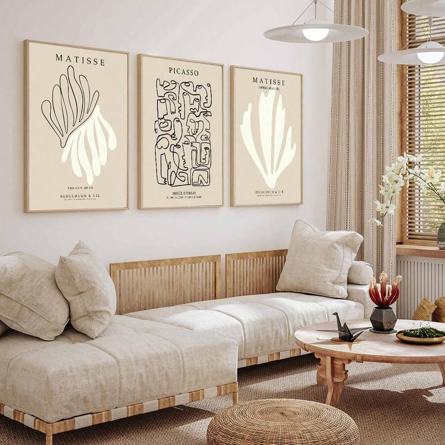 SHEIN OBRAZ NA PŁÓTNIE 3-PACK S07__50X70CM