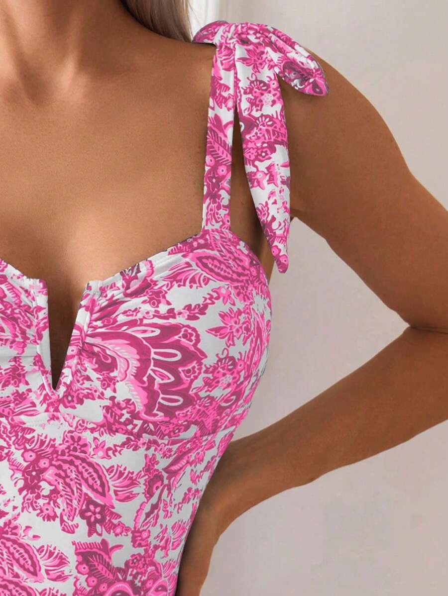 SWIM BASICS STRÓJ KĄPIELOWY JEDNOCZĘŚCIOWY PRINT S09__L