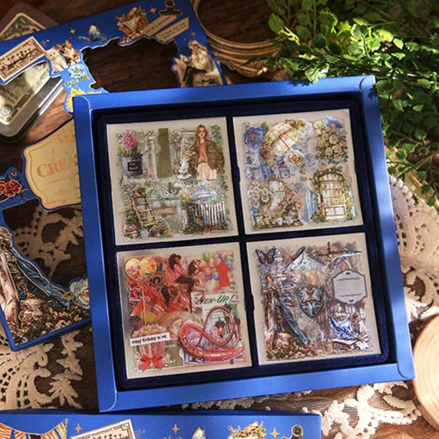 SHEIN NAKLEJKI DO SCRAPBOOKINGU 100-PACK S07__