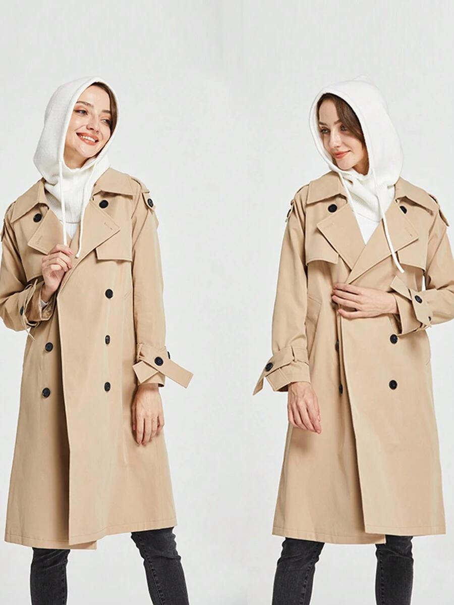 SHEIN BIAŁA KOMINIARKA Z DOMIESZKĄ WEŁNY W01__OS