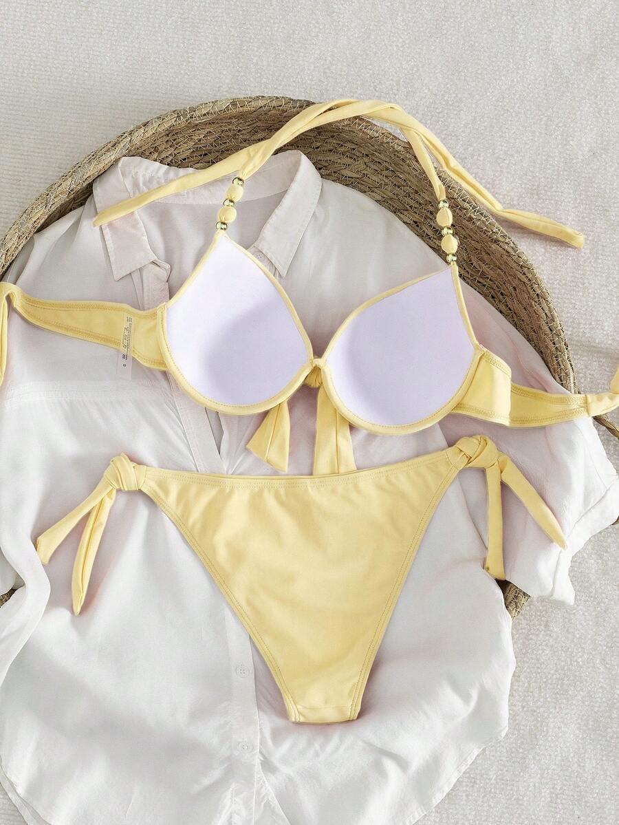 SHEIN DWUCZĘŚCIOWY STRÓJ KĄPIELOWY S06__M