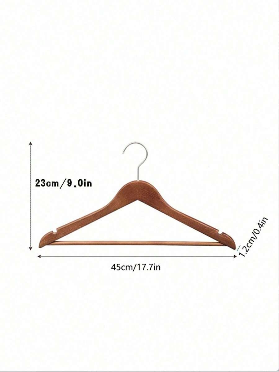 SHEIN DREWNIANY WIESZAK NA UBRANI 3-PACK S07__45X23
