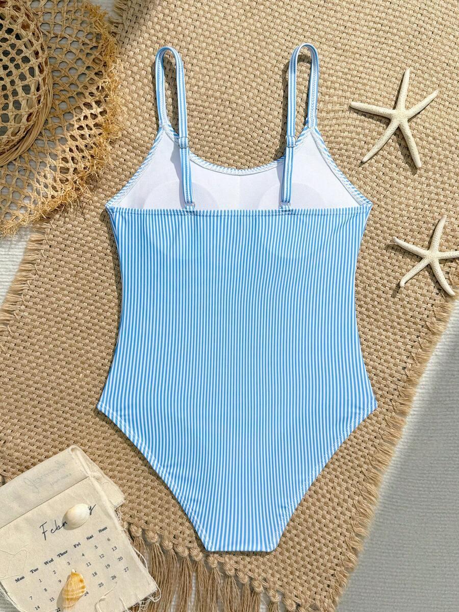 SHEIN JEDNOCZĘŚCIOWY STRÓJ KĄPIELOWY S09__134/140