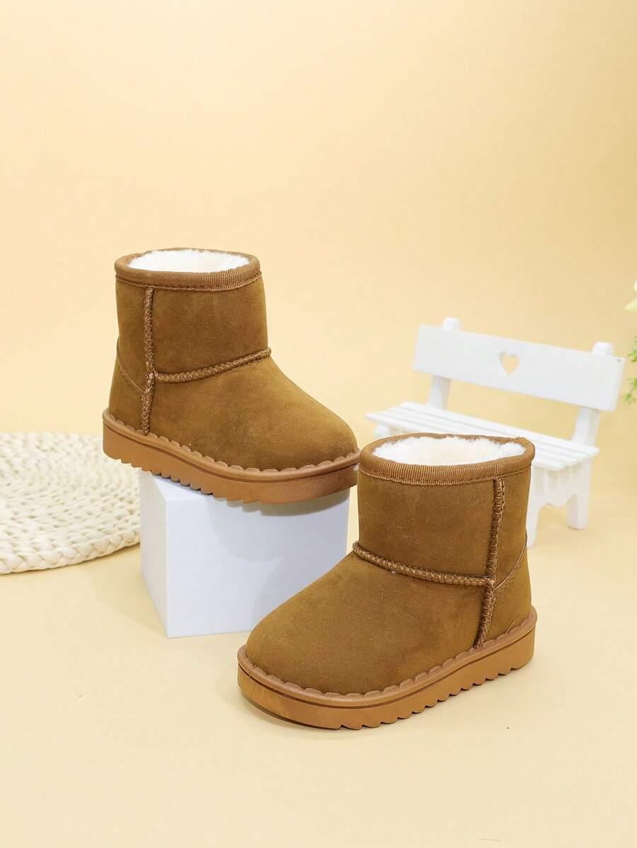 SHEIN BRĄZOWE BUTY ŚNIEGOWCE W01__30