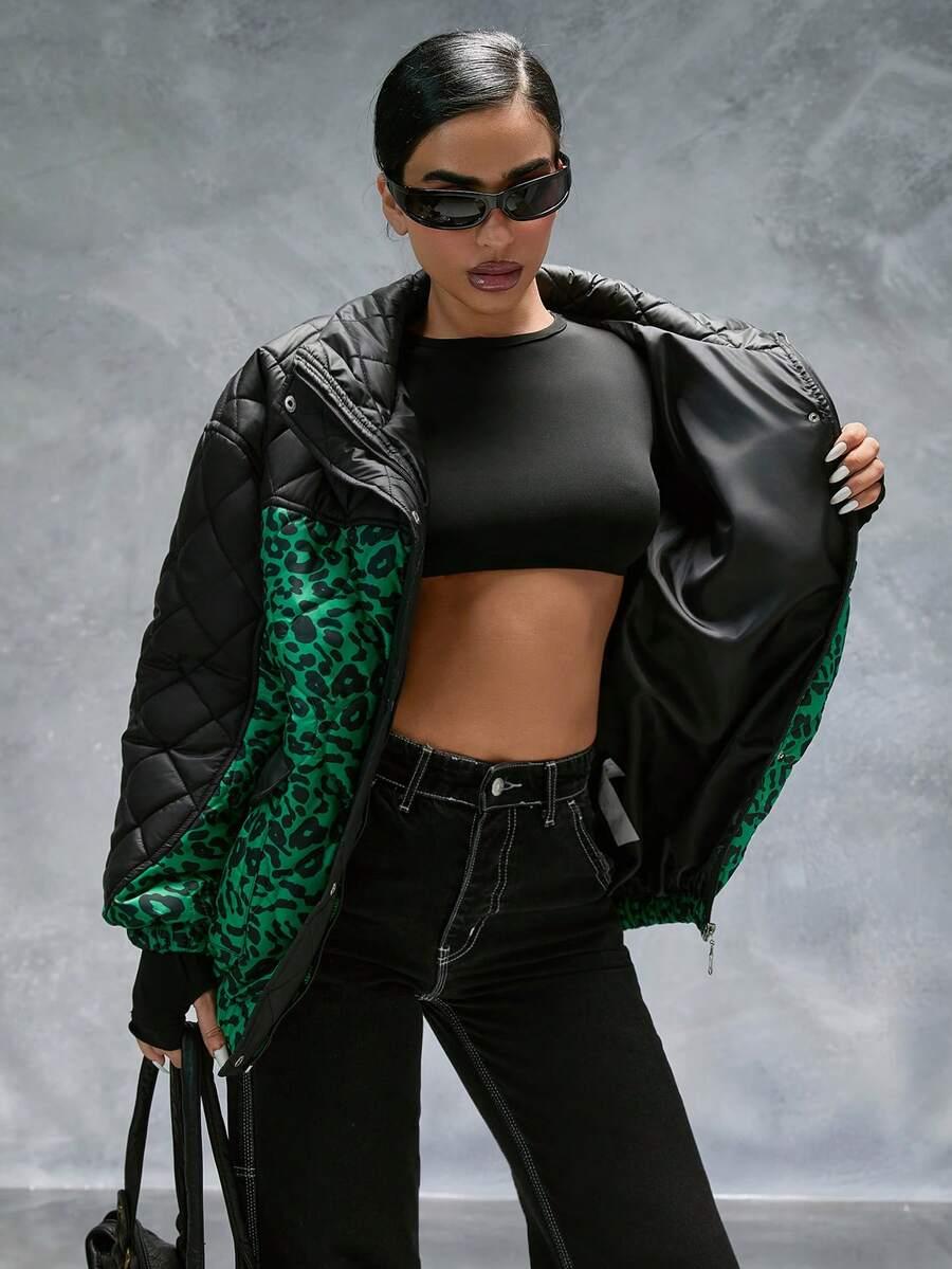 CASUGLOW KURTKA ANIMAL PRINT W01__L