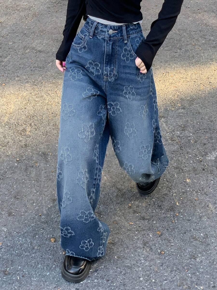 DAZY NIEBIESKIE SPODNIE JEANS S06__M