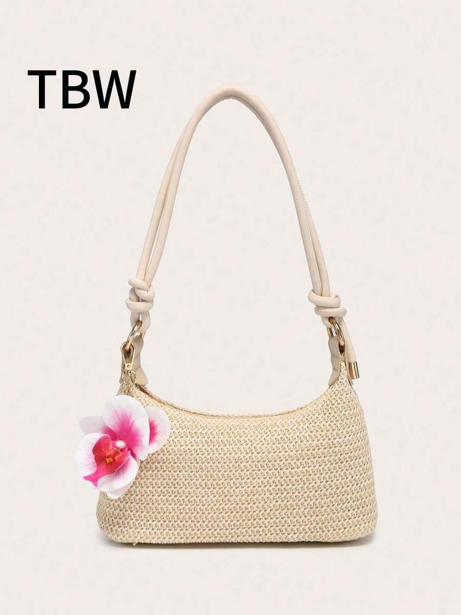 SHEIN BEŻOWA TOREBKA NA RAMIĘ S07__26X12