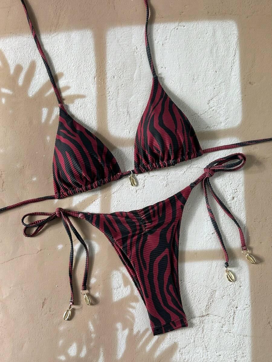 SHEIN DWUCZĘŚCIOWY STRÓJ KĄPIELOWY S09__M