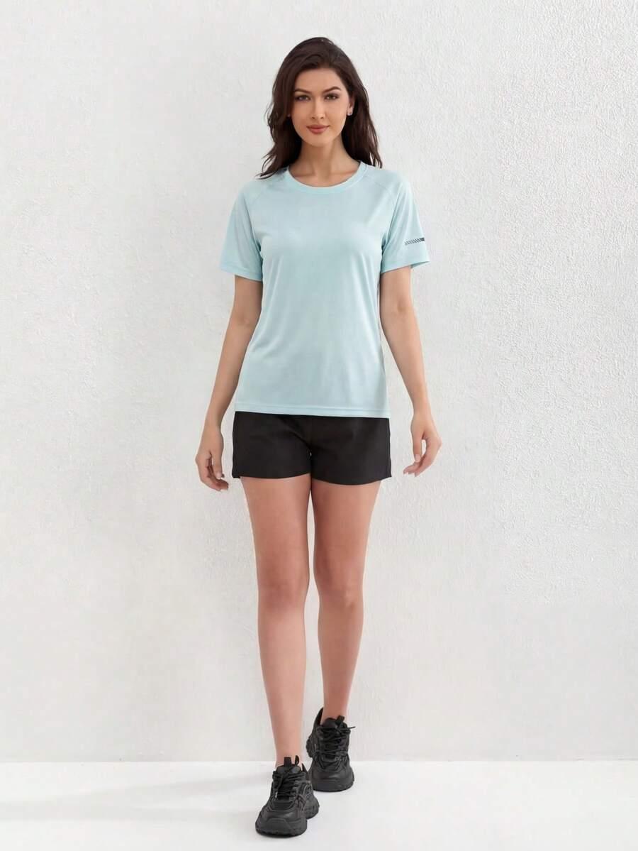 SHEIN NIEBIESKA KOSZULKA SPORTOWA S06__S