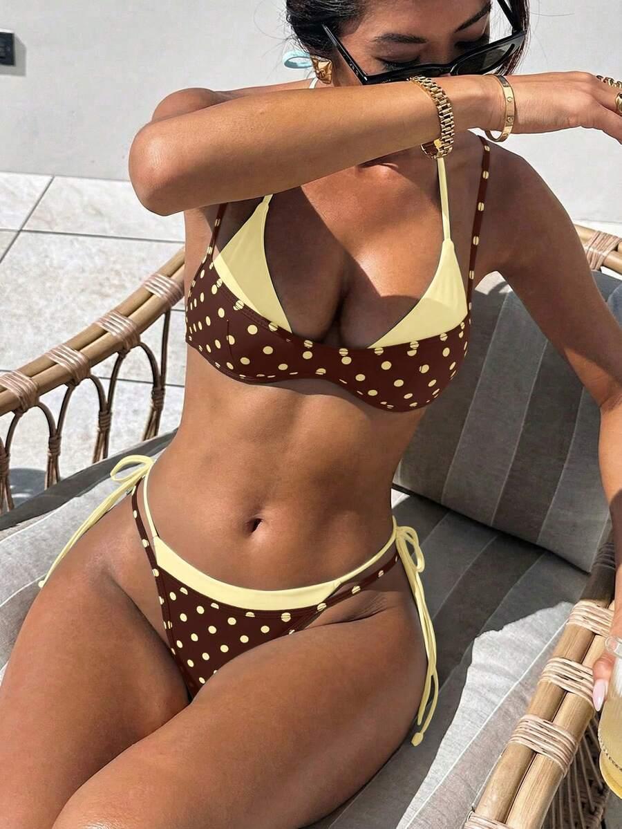 SHEIN GÓRA OD BIKINI PRINT S09__L