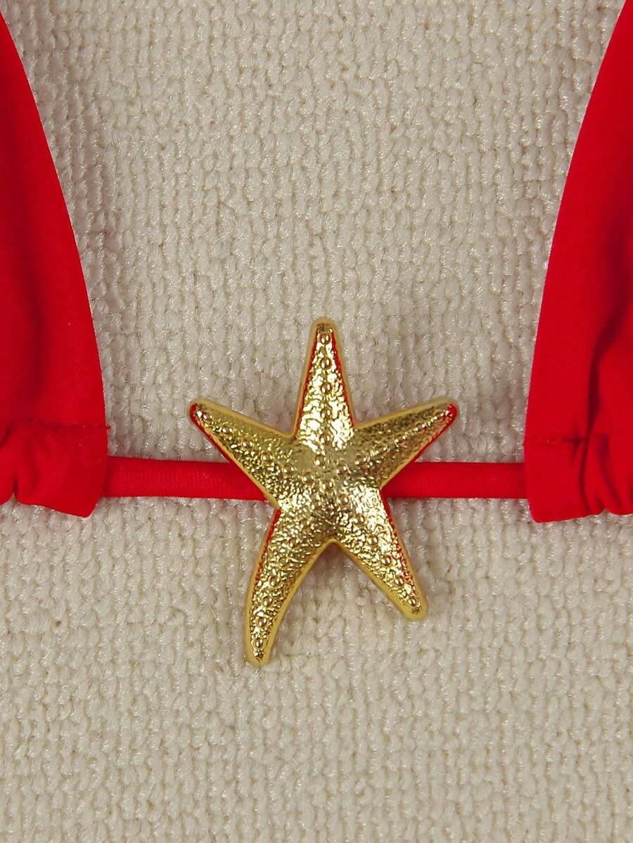 SHEIN DWUCZĘŚCIOWY STRÓJ KĄPIELOWY S09__XS