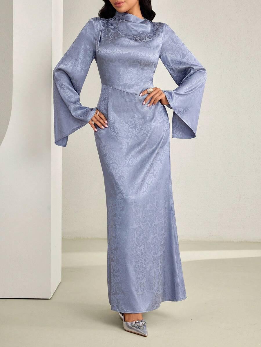 VEILORIE NIEBIESKA MAXI SUKIENKA S09__XL