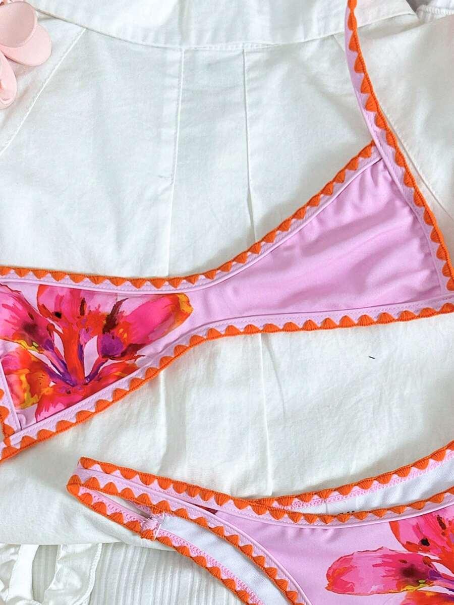SHEIN DWUCZĘŚCIOWY STRÓJ KĄPIELOWY S09__M