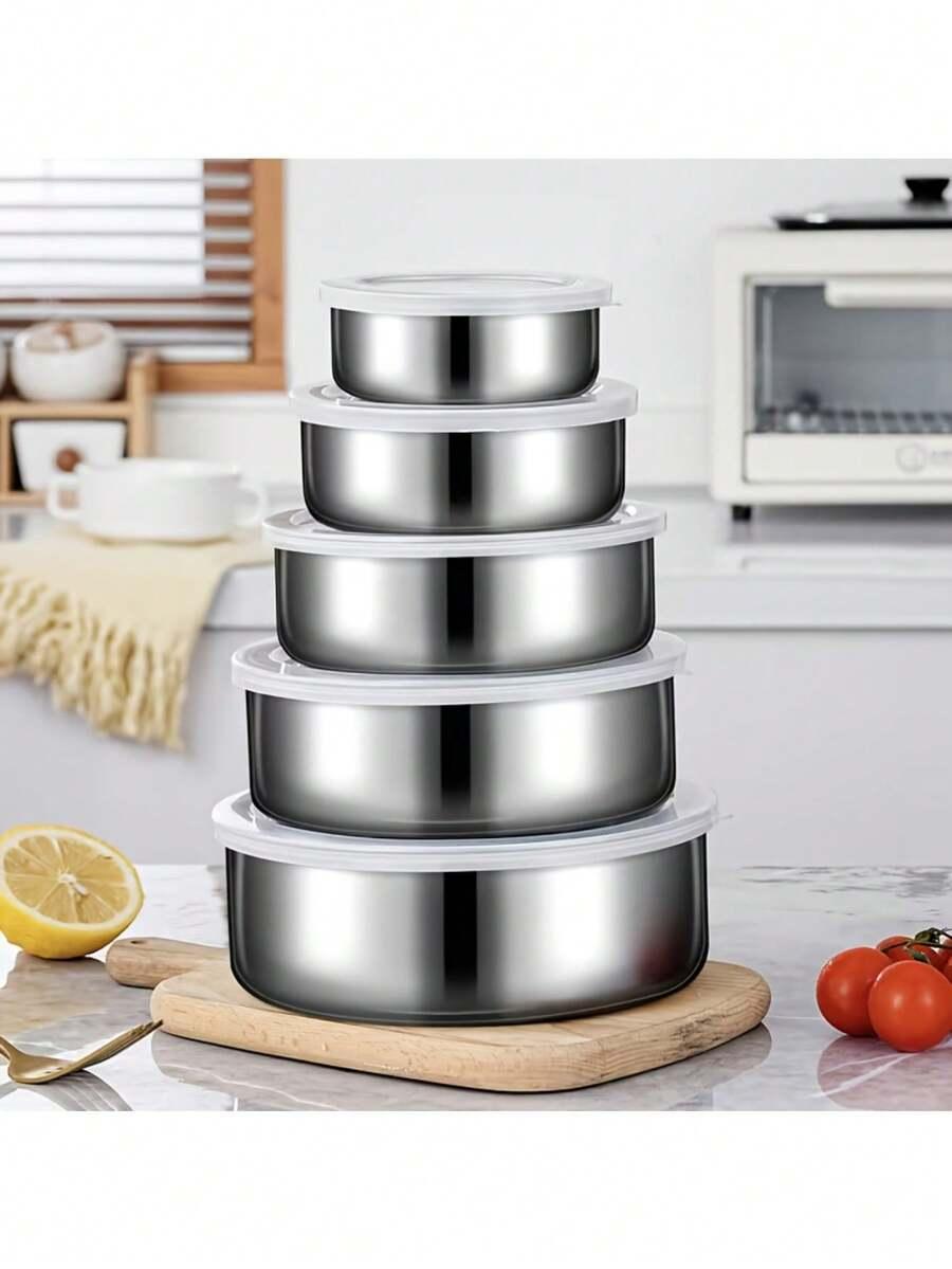 SHEIN POJEMNIK DO PRZECHOWYWANIA ŻYWNOŚCI 5-PACK S07__