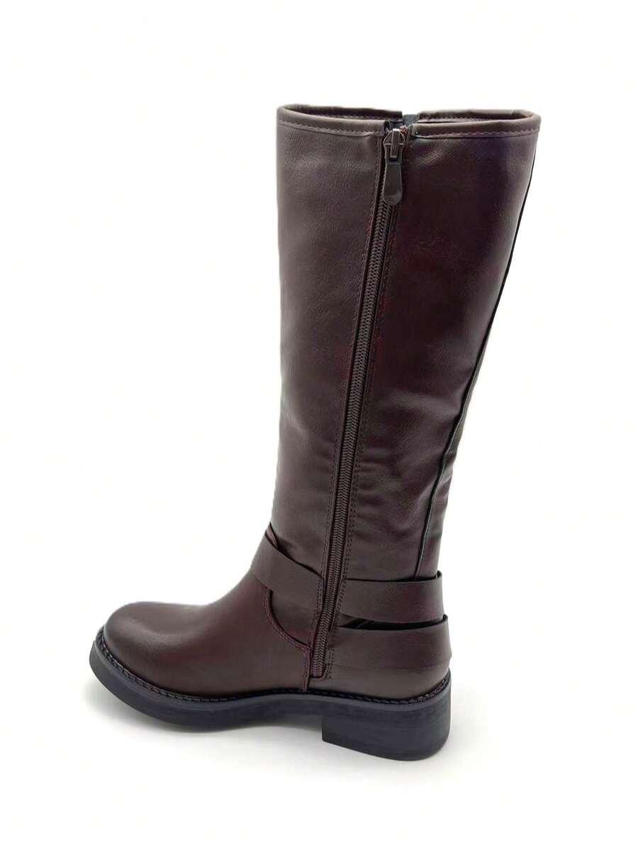 SHEIN BRĄZOWE KOZAKI OBCAS W01__39