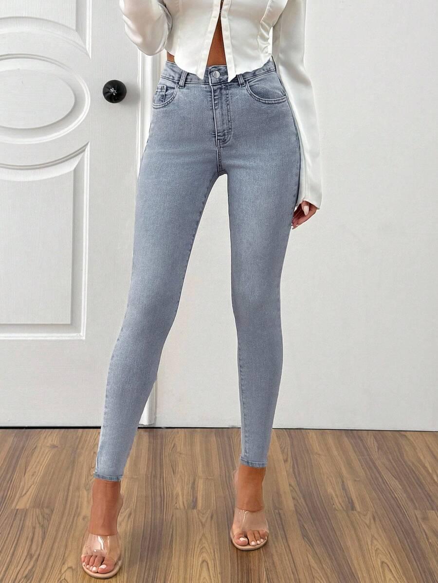 SHEIN NIEBIESKIE SPODNIE JEANS S06__M