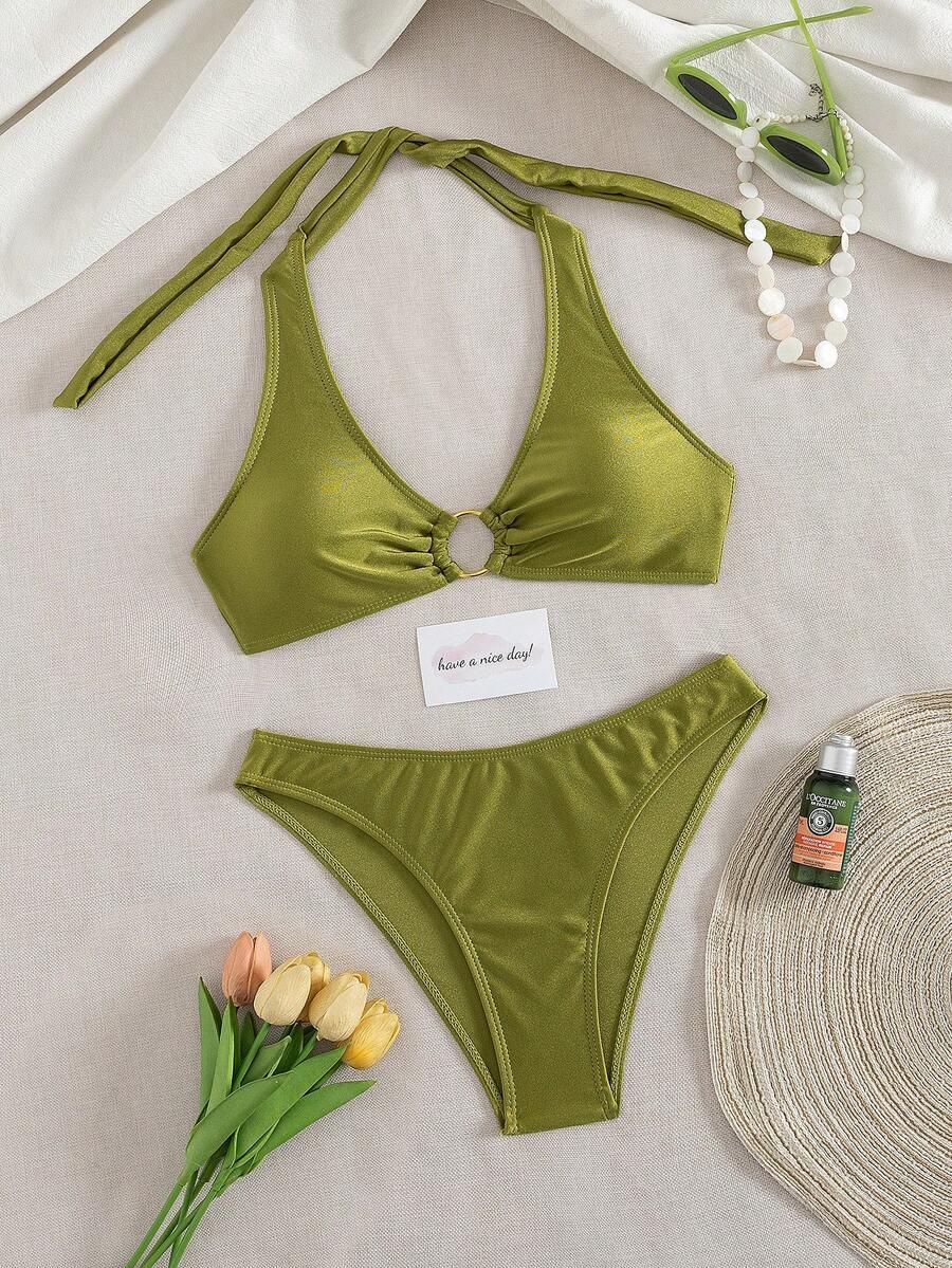 SHEIN DWUCZĘŚCIOWY STRÓJ KĄPIELOWY S09__XL