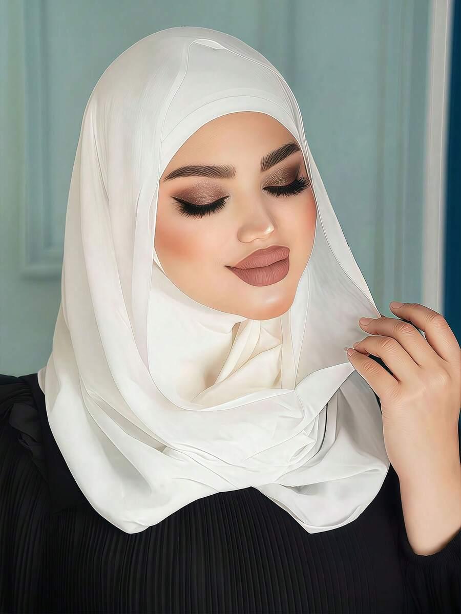 SHEIN BIAŁA CHUSTA HIDŻAB S07