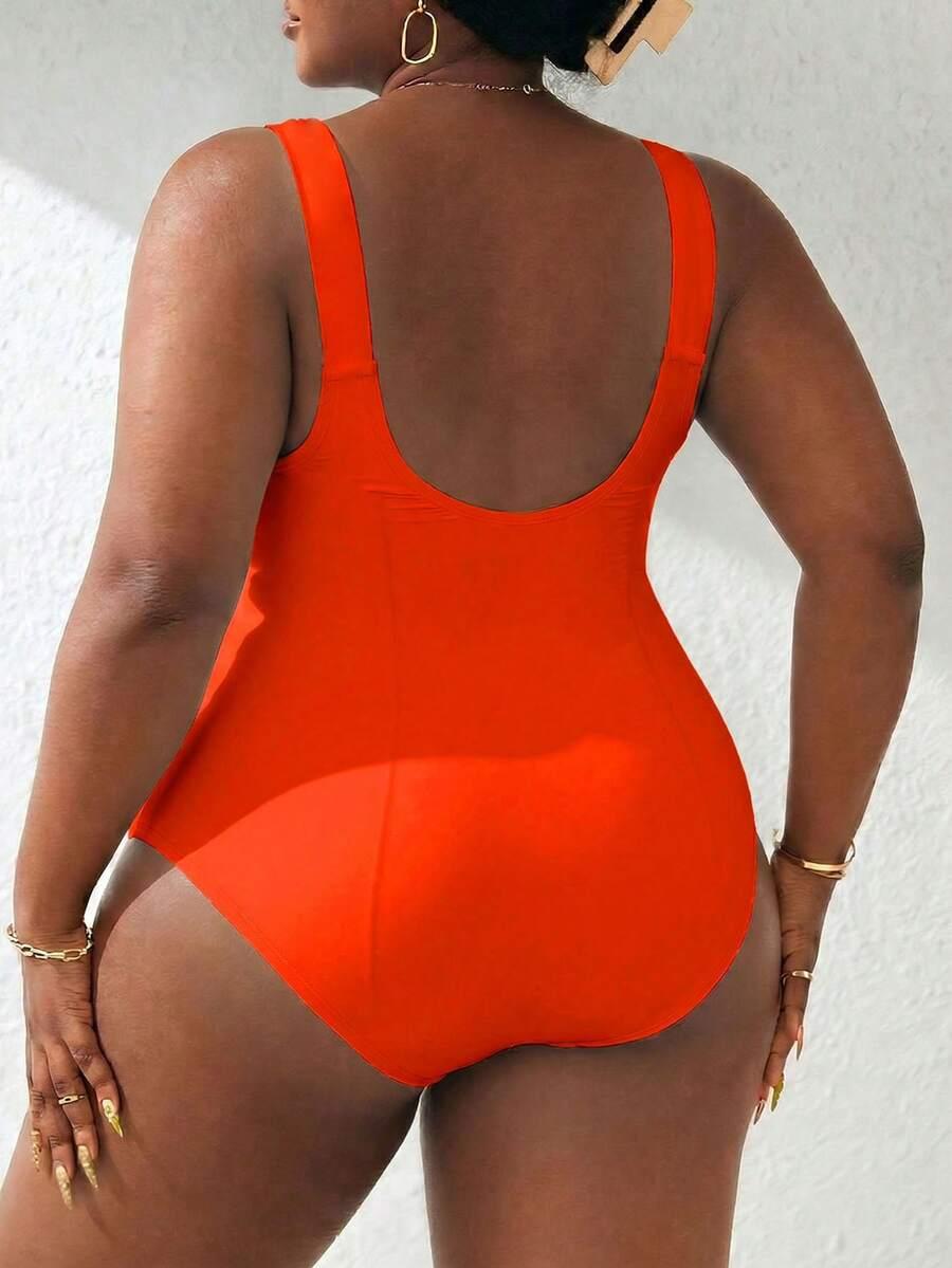 SWIM LUSHOIRE POMARAŃCZOWY JEDNOCZĘŚCIOWY STRÓJ KĄPIELOWY S09__50