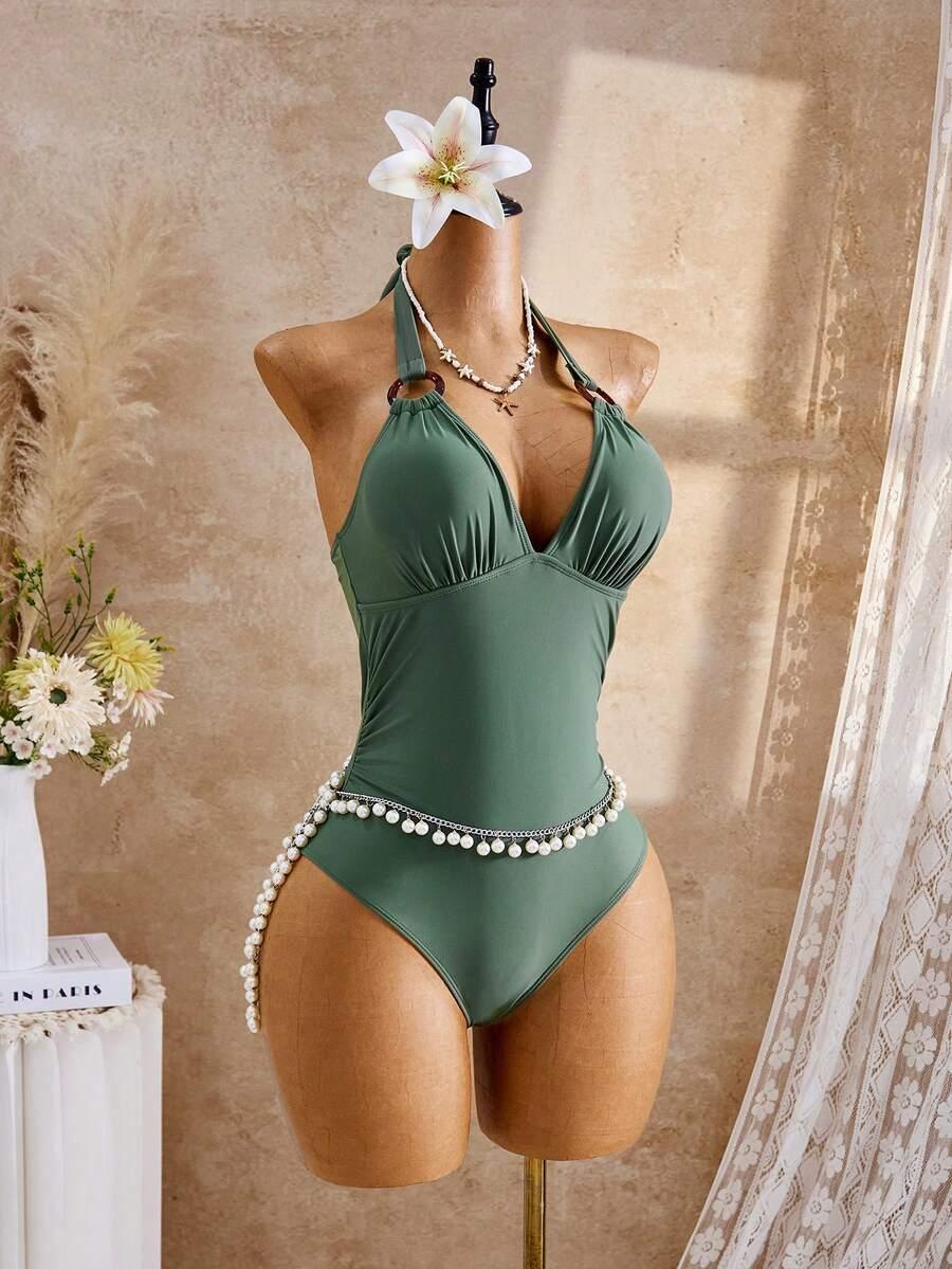 SWIM BASICS JEDNOCZĘŚCIOWY STRÓJ KĄPIELOWY S09__XL
