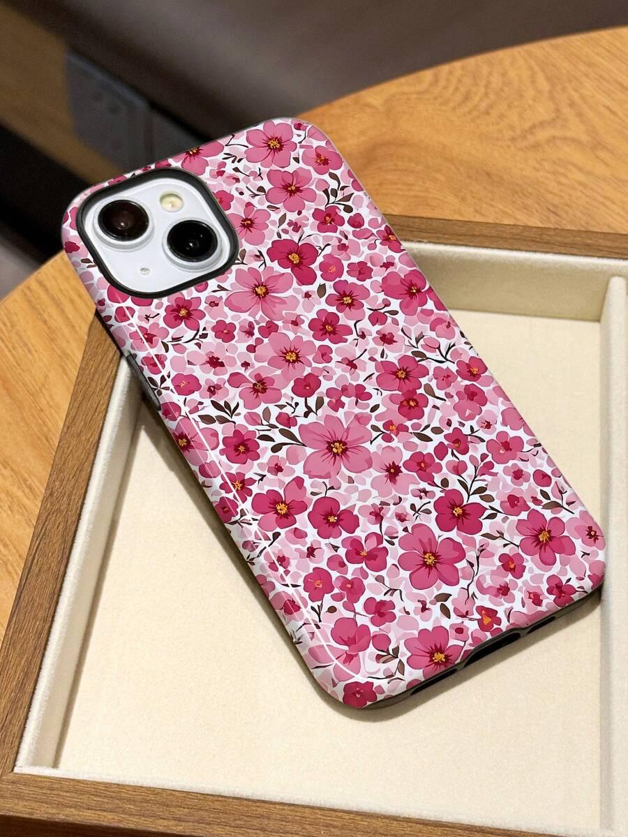 SHEIN ETUI NA TELEFON WZÓR KWIATY IPHONE 15 S07