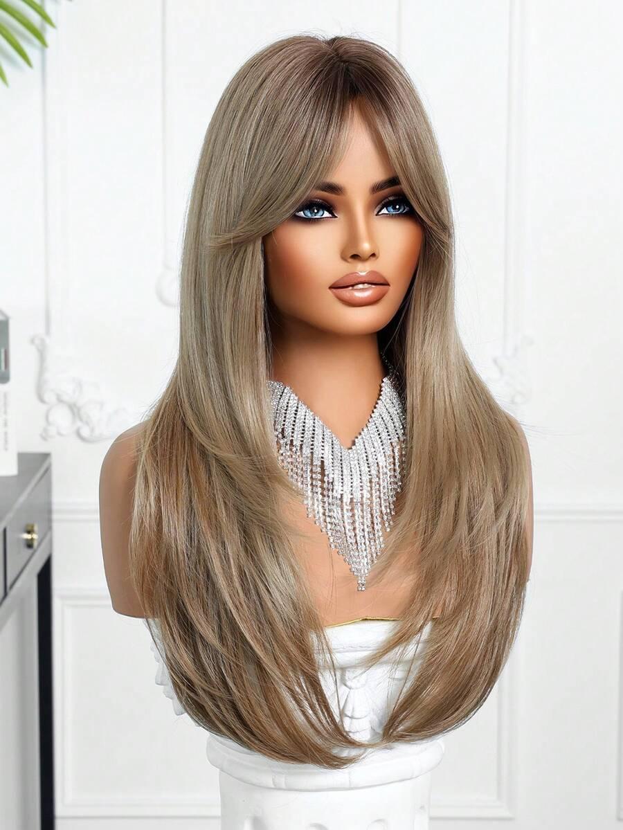 SHEIN PERUKA SZTUCZNE WŁOSY S07__58CM