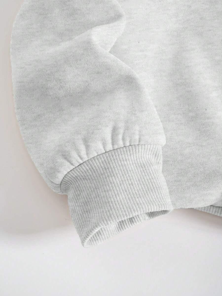 SHEIN SZARA BLUZA OKRĄGŁY DEKOLT S06__XL