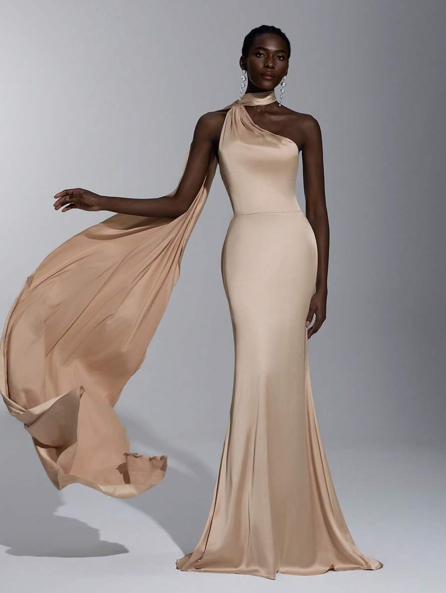 SHEIN MAXI SUKIENKA WIĄZANIE S06__S