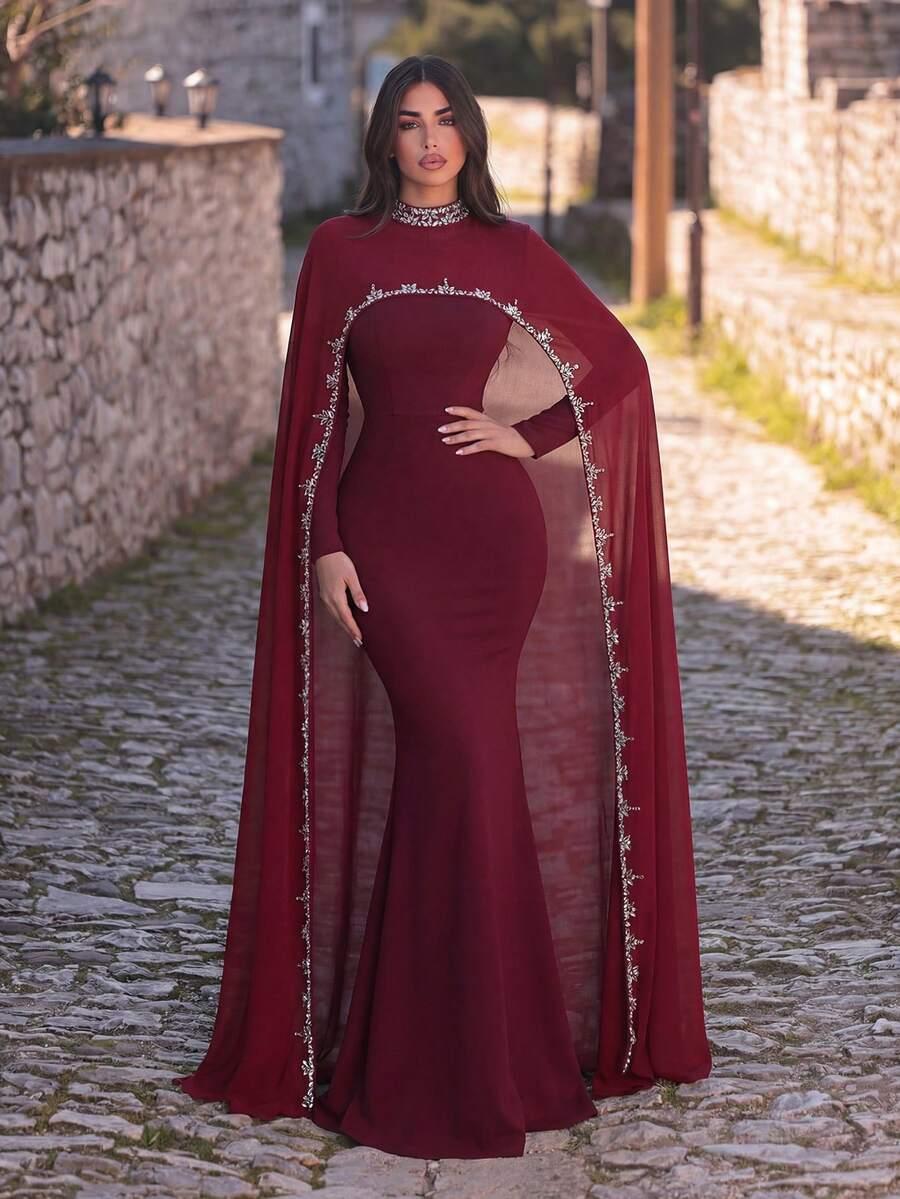 FAERIESTY BORDOWA MAXI SUKIENKA ZDOBIENIE S09__XL