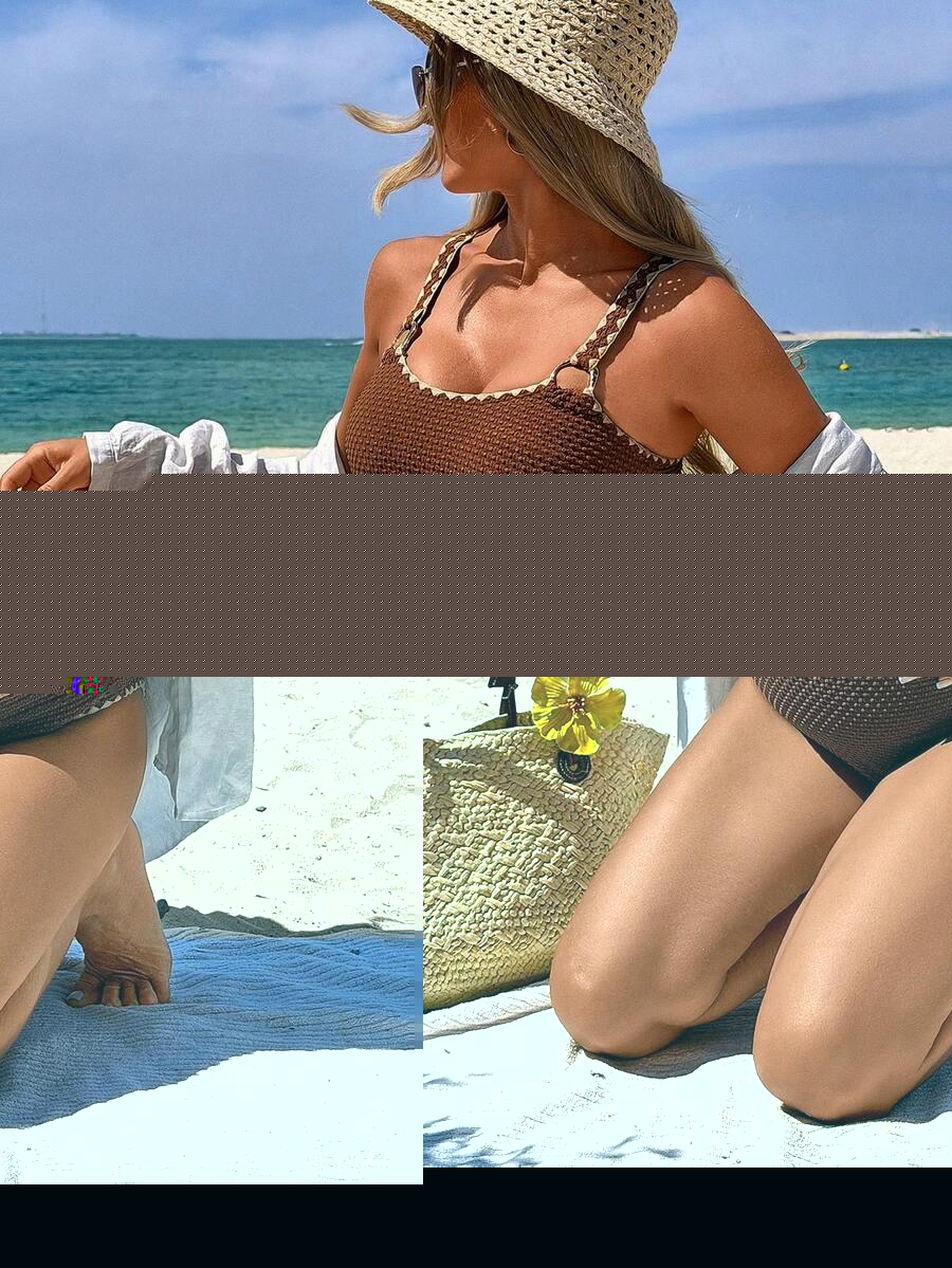 SHEIN JEDNOCZĘŚCIOWY STRÓJ KĄPIELOWY CIĄŻOWY S09__M