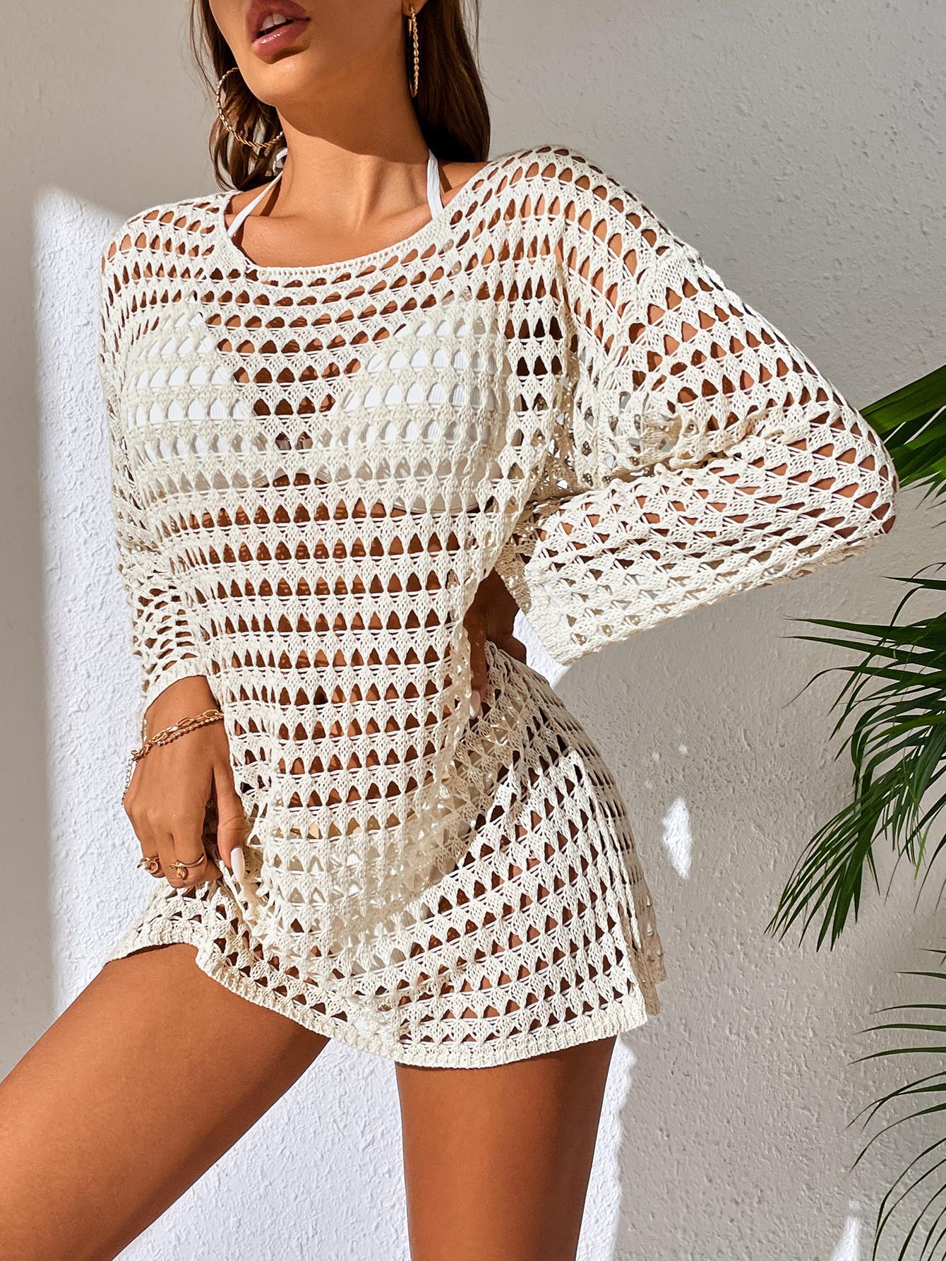 SHEIN NARZUTKA PLAŻOWA SIATECZKA S06__XL