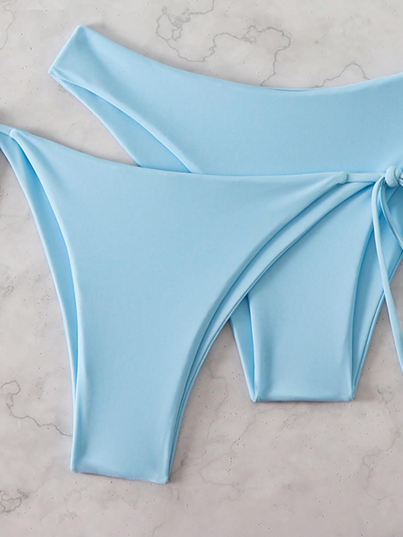 SHEIN NIEBIESKI STRÓJ KĄPIELOWY S09__XL