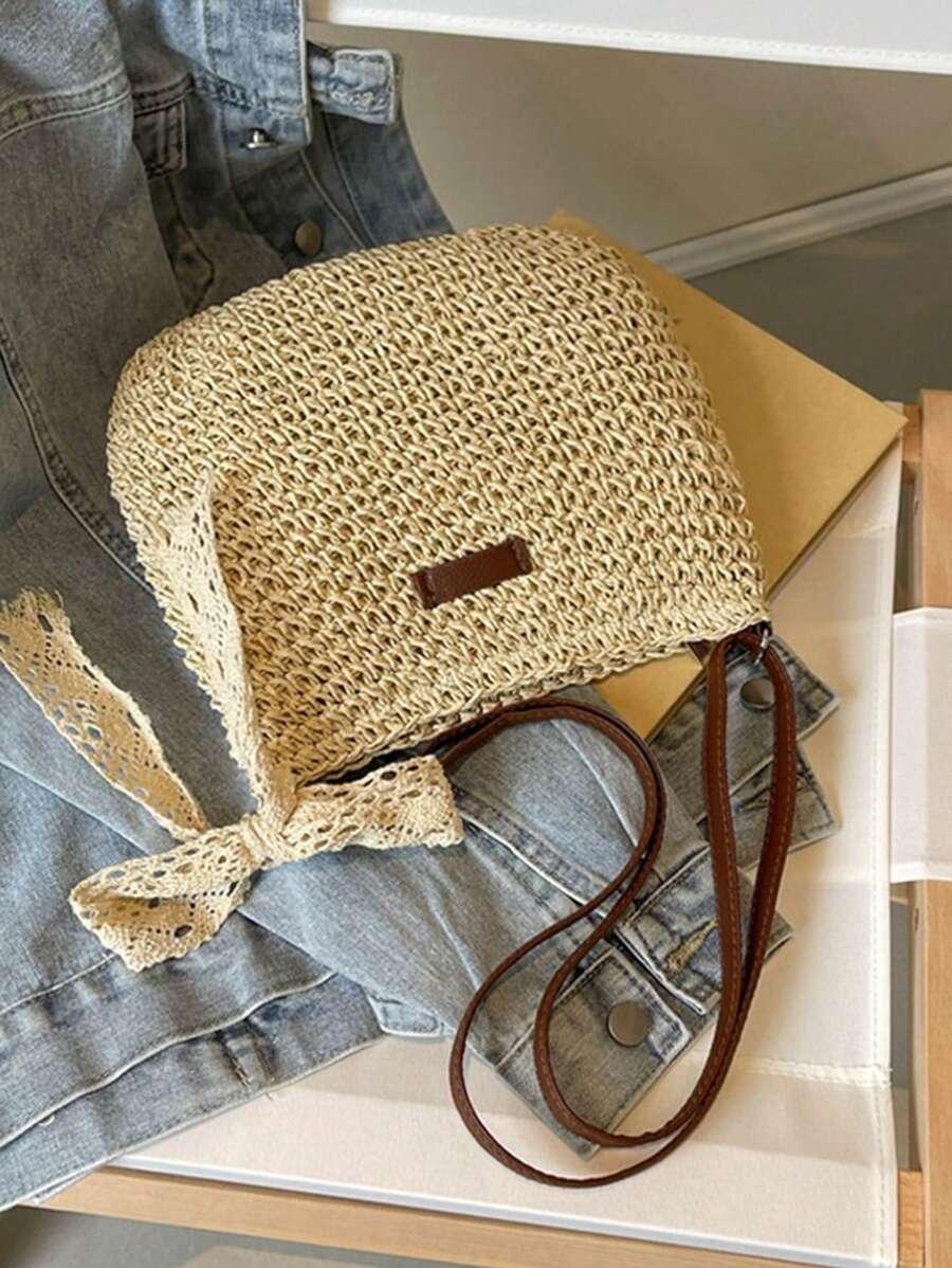 YOGODLNS BEŻOWA TOREBKA NA RAMIĘ S07__29X6X23CM