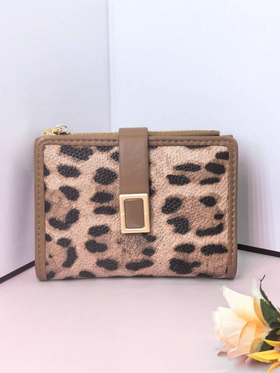 SHEIN PORTFEL ANIMAL PRINT S07__12X8