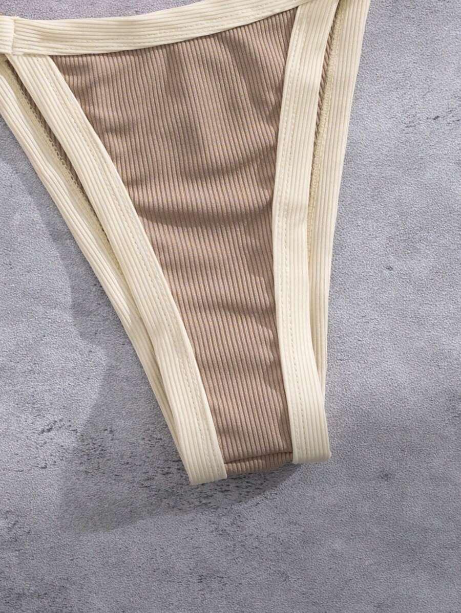 SHEIN DWUCZĘŚCIOWY STRÓJ KĄPIELOWY S09__L