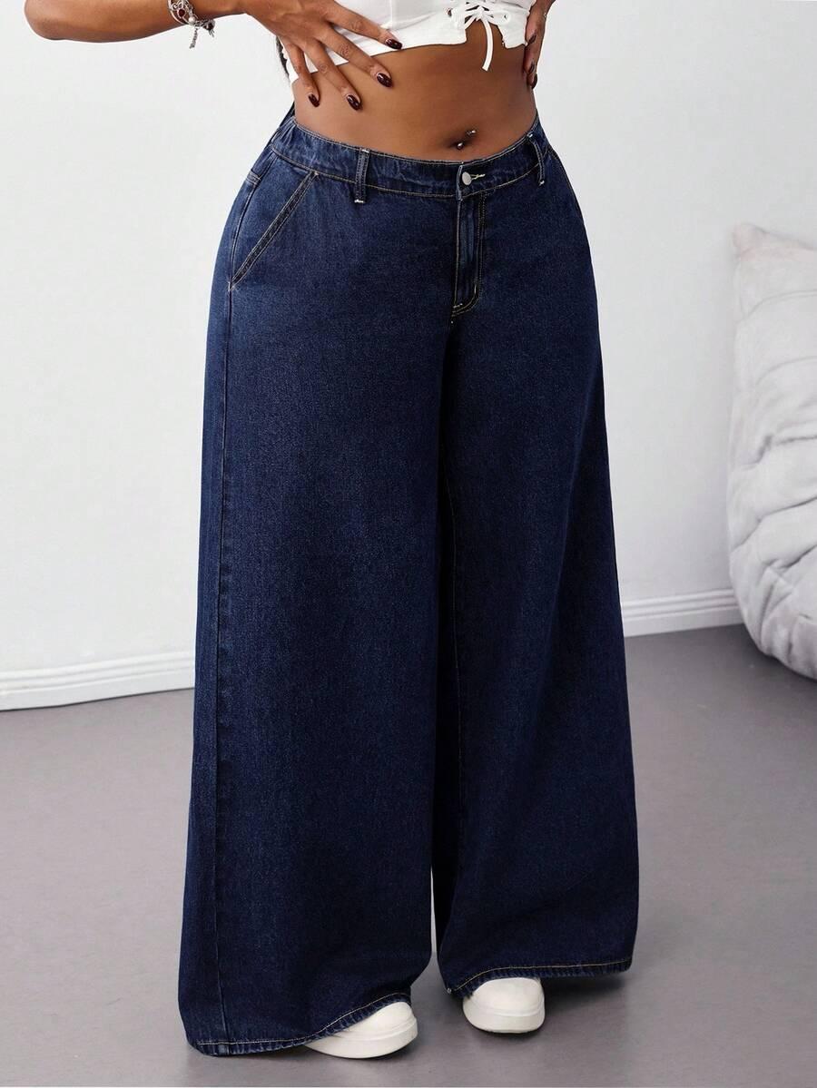SHEIN NIEBIESKIE SPODNIE JEANS S06__48