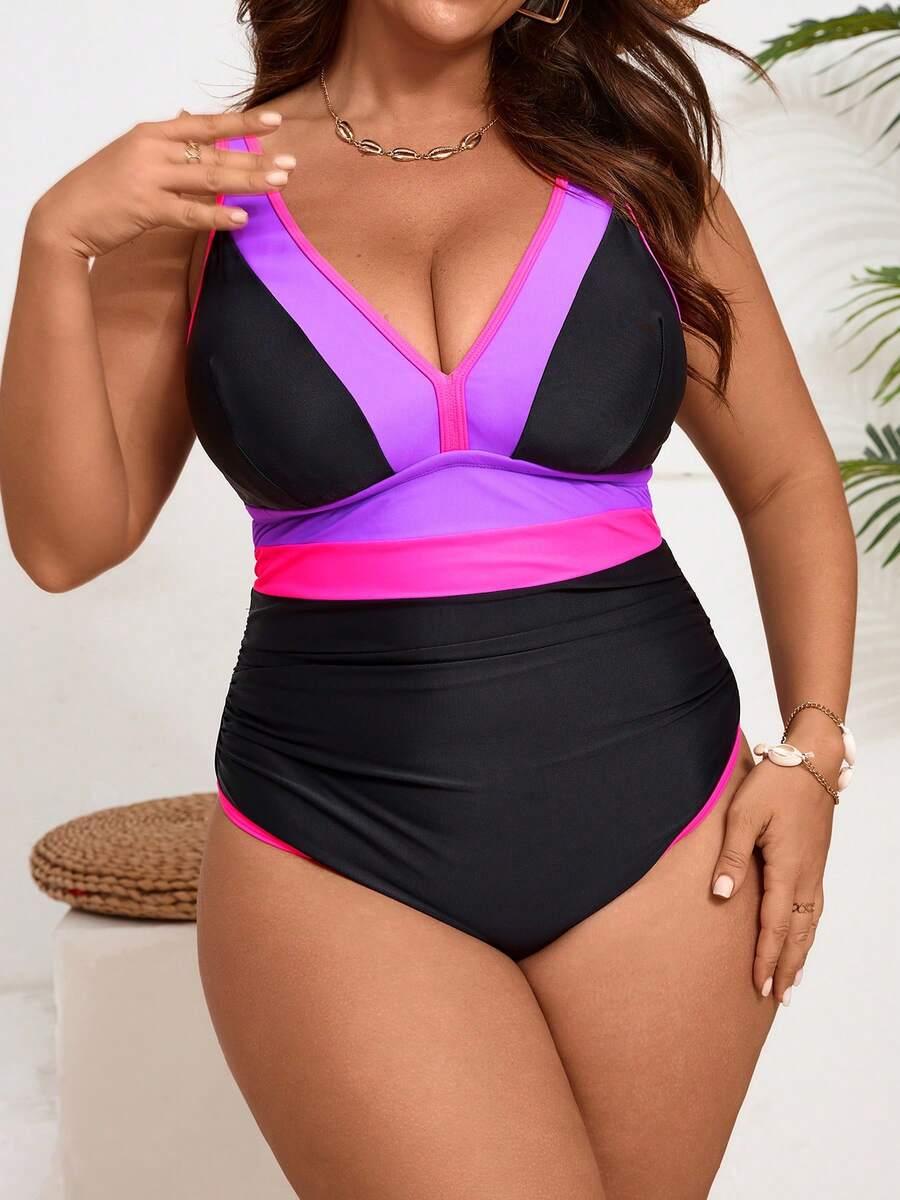 SHEIN JEDNOCZĘŚCIOWY STRÓJ KĄPIELOWY S09__48