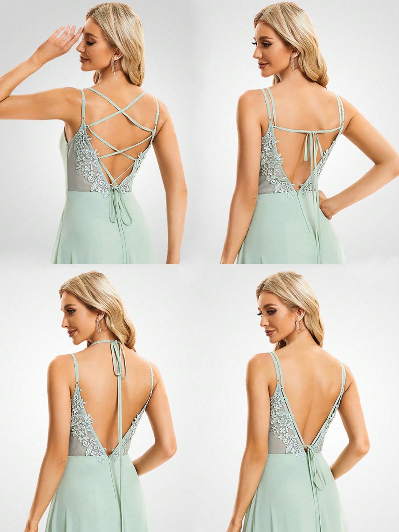 EVER PRETTY ZIELONA MAXI SUKIENKA S06__M