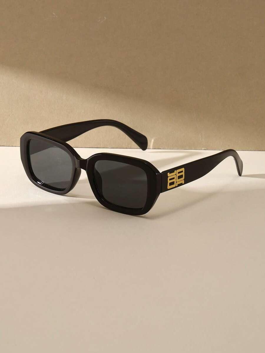 SHEIN CZARNE OKULARY PRZECIWSŁONECZNE S07__