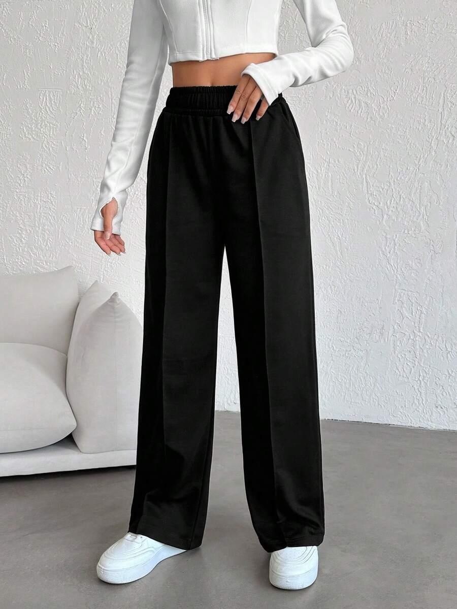 SHEIN SZARE SPODNIE DRESOWE S06__52
