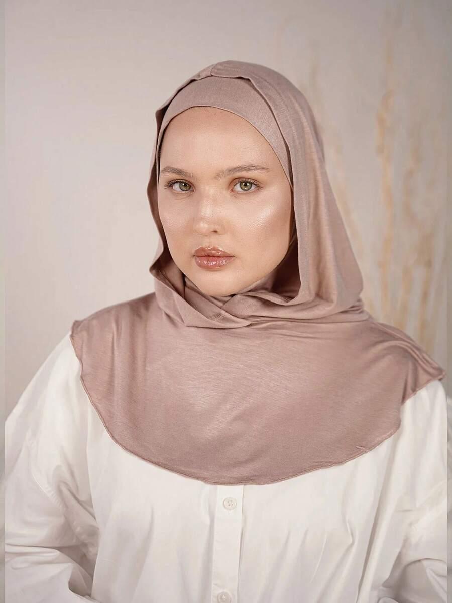 SHEIN BEŻOWA CHUSTA NA GŁOWĘ S07