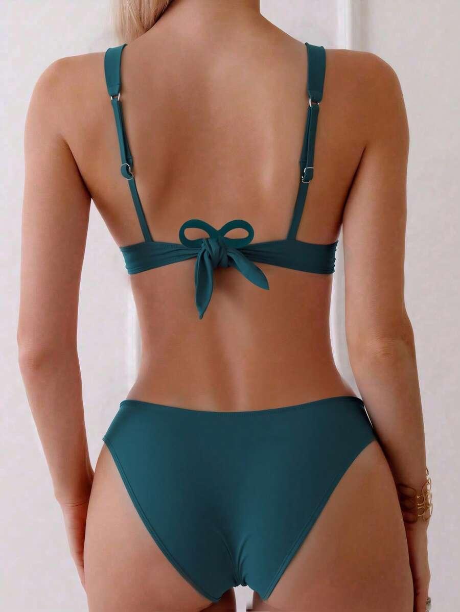 SHEIN DWUCZĘŚCIOWY STRÓJ KĄPIELOWY S09__M