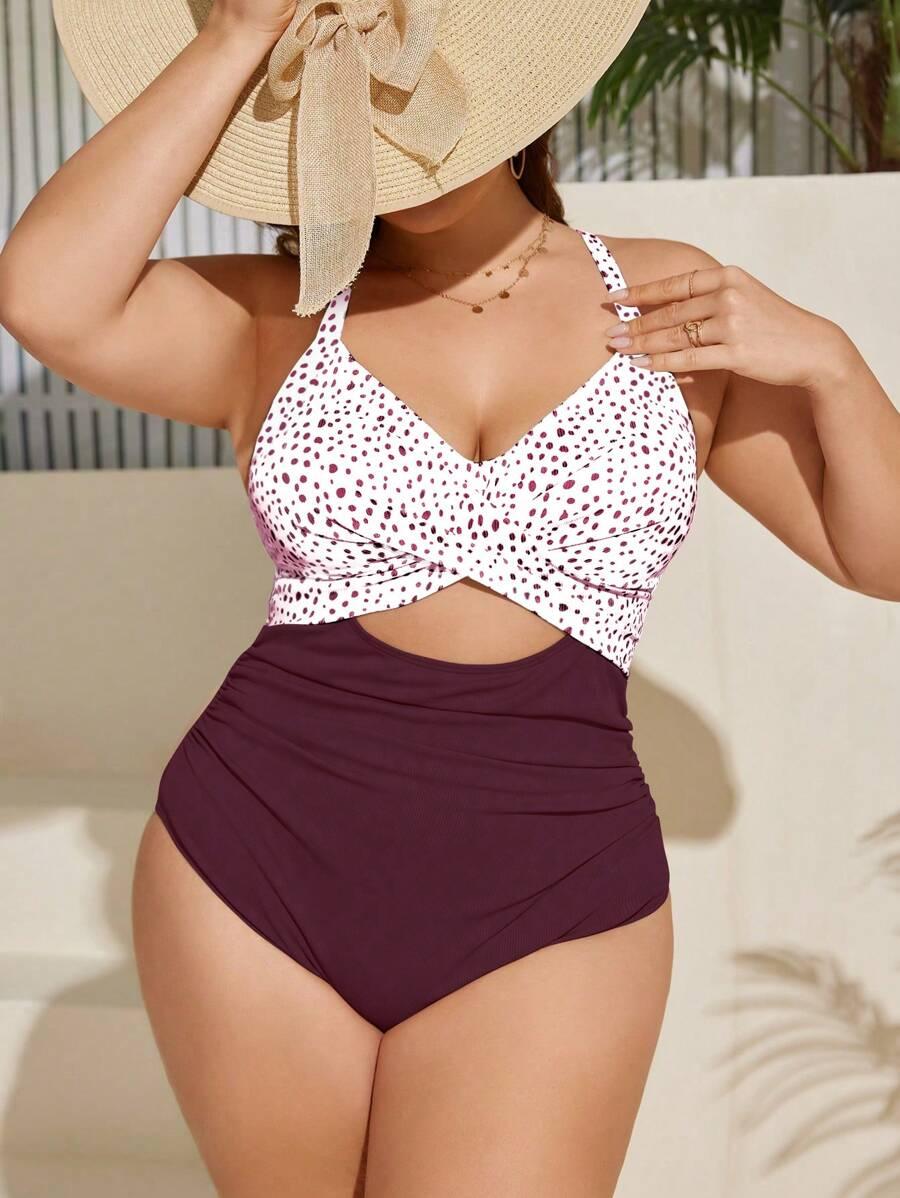 SHEIN JEDNOCZĘŚCIOWY STRÓJ KĄPIELOWY S06__48