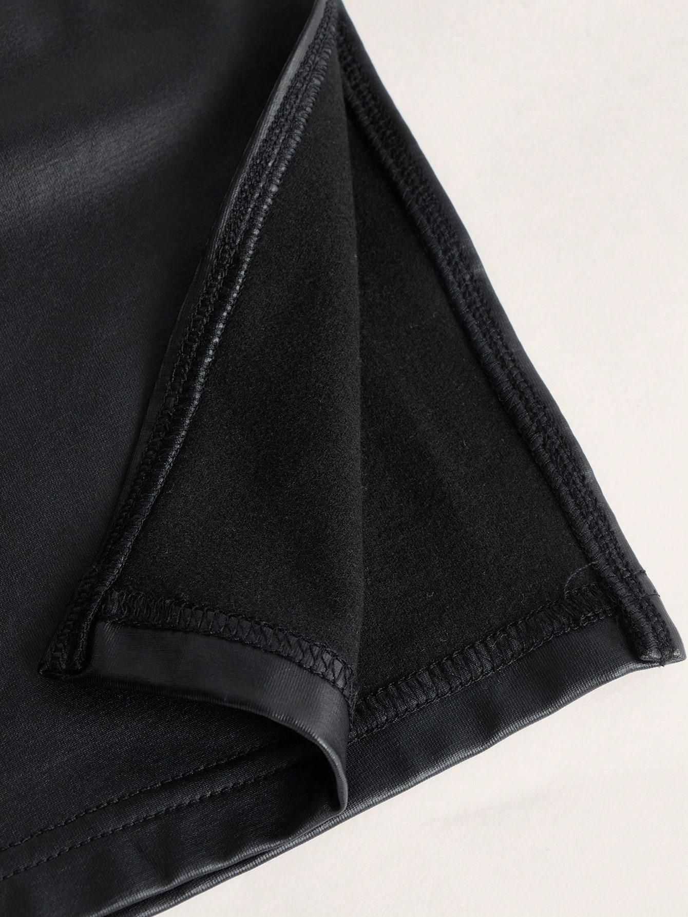 SHEIN CZARNA MIDI SUKIENKA S06__XL