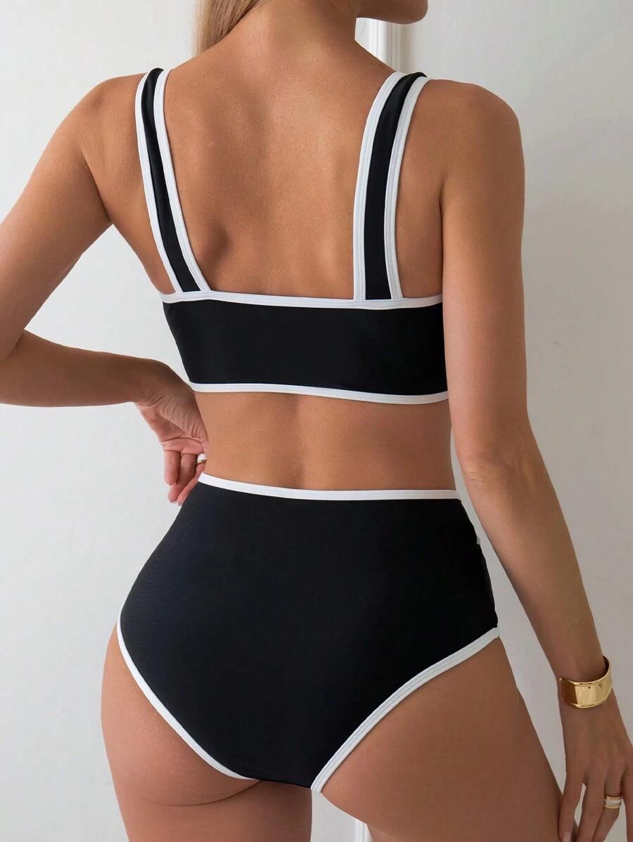 SWIM SPRTY DWUCZĘŚCIOWY STRÓJ KĄPIELOWY S09__L