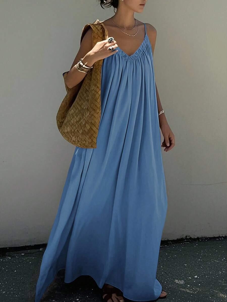 INAWLY NIEBIESKA MAXI SUKIENKA S06__S